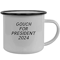 Gouch For President 2024 - Stainless Steel 12oz Camping Mug, Black