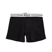 BOSS Men's 3-Pack Bold Logo Cotton Stretch Boxer Briefs