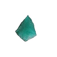 15.35 Ct. Green Emerald Gem Certified Rough Raw Emerald Unshape Loose Gemstone for Jewelry Making GC-808