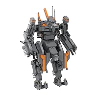 District-N Prawn Mech Robot Building Kit, Rapid Response Suit Military Mech Armor Machine Action Figure Model Toy, Collectible Exosuit Mecha Building Set Gift for Kids Adults (1185 PCS)