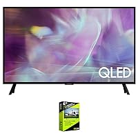 Samsung QN32Q60AA 32 Inch QLED HDR 4K UHD Smart TV Bundle with Premium 4 YR CPS Enhanced Protection Pack