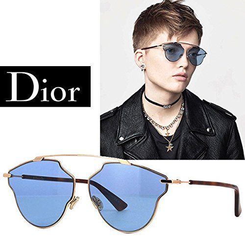 Dior SoReal pop Blue Havana sunglasses  Sunglasses Pop blue Colored  sunglasses