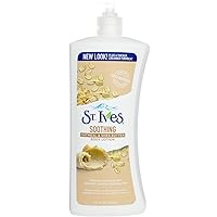 St Ives Body Lotion 21 Ounce Naturally Soothing (621ml) (6 Pack)