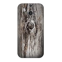 R2844 Old Wood Bark Graphic Case Cover for HTC ONE M8