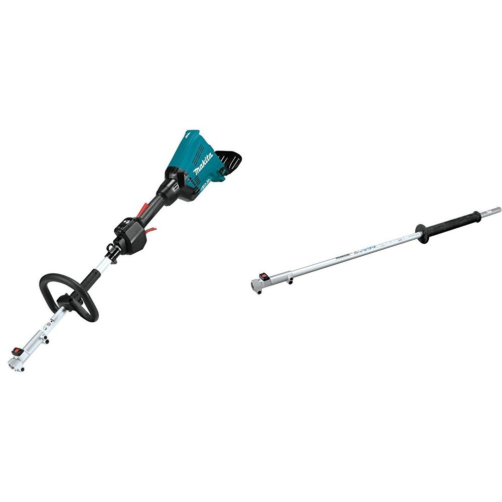 Makita XUX01Z 18V X2 (36V) LXT Lithium-Ion Brushless Cordless Couple Shaft Power Head, Tool Only with LE400MP 42