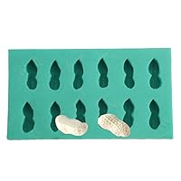 12 Cavities Cake Decorating Mold Peanut 3D Silicone Baking For Chocolate Brownie Mousse Make Dessert Tools Baking Mold Rec
