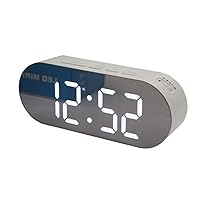 Digital Electronic Alarm Clock Kitchen Timer USB LCD Screen Countdown Suitable Kitchen Timing Tool for Ideal for Cooking Sports Clocks for Kitchen Silver