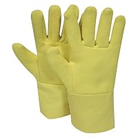 Heat Resist. Gloves, Yellow, Univ., PR