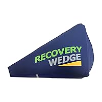 Leg Elevation Pillow by Recovery Wedge, Inflatable Wedge Pillow for Sleeping and Post-Surgical Recovery, Improve Circulation and Reduce Swelling, Speed Injury Recovery. (Extra Large Triangle)