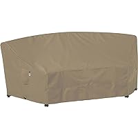 Curved Patio Furniture Cover for Outdoor Sectional Sofa, 96