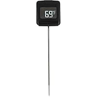 Blackstone 5299 Digital Probe Food Thermometer for Cooking, Grilling, Meat, Frying, Baking, BBQ, Griddle Accessory Instant Read in Celsius or Fahrenheit - Waterproof, Heat Resistant, Black