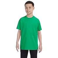 Gildan Youth Heavy Cotton T-Shirt 5000B - Irish Green_XS