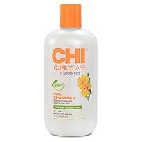 CurlyCare - Curl Shampoo 12 fl oz - Gentle Formula Hydrates Curls, Reduces Frizz While Retaining Curl Shape and Curl Pattern