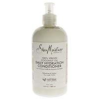 100 Percent Virgin Coconut Oil Daily Hydration Conditioner by Shea Moisture for Unisex - 13 oz Conditioner