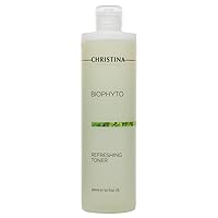 Christina Bio Phyto Facial Toner | Gentle Cleansing Toner for Face | Eye Area Friendly Facewash | Optimal Consumption Packaging | Skin Regeneration, Irritation Relief, and Moisturization 300ml