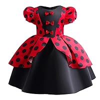 Dressy Daisy Toddler Little Girls Ladybug Fancy Dress Halloween Costume Birthday Party Outfit Size 2T to 10