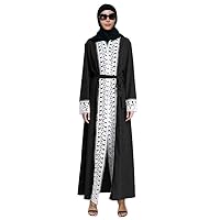 Muslim Dress Women Modest Long Sleeve Maxi Party Prom Abaya Islamic Dress