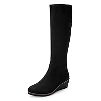 Aerosoles - Women's Binocular Knee High Boot - Knee High Boots with Memory Foam Footbed
