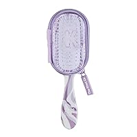 The Knot Dr. hair brush by Conair - Detangling hair brush - Travel Brush - wet brush - Removes Knots and Tangles in wet or dry hair - Purple