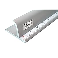 Victor Cutting Ruler 36 Inch - Metal Ruler - Non Slip - Straight Edge Ruler - Scale Ruler - Steel Ruler - Aluminium Cutting Ruler - Safety Ruler