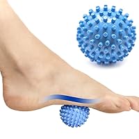 Footy Textured Spiky Massage Ball for Targeted Foot Pain Relief, Plantar Fasciitis, and Deep Tissue Therapy for Muscle Soreness