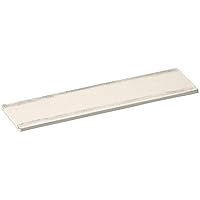 Yamasita Craft 20612-058 White Powdered 15.0 Long Plate, 4.7 x 18.5 x 0.9 inches (12 x 47 x 2.2 cm)