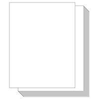 200 Sheets White Cardstock Paper - Ohuhu 8.5 x 11 Card Stock Printer Paper for DIY Making Cards Invitations Office Printing Paper Crafting Crafts - 80 lb