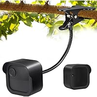 Clip Clamp Mount for All-New Blink Outdoor 4 (4th Gen) & Blink Outdoor (3rd Gen), Weatherproof Protective Housing and Gooseneck Arm Brackets for Blink Camera System Wireless with No Tools