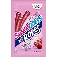SweeTARTS Ropes, Cherry Punch Candy, 3 Ounce Pouch (Pack of 12)