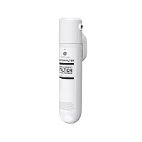 Single Stage Under Sink Water Filtration System | Reduces 95+ Impurities Including Lead, Chlorine, Arsenic | Easy Install | Twist & Lock Design | Replace Filter (FQK1R) Every 6 Months | GXK140TNN