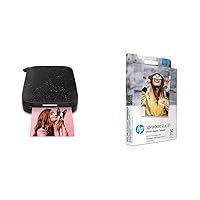HP Sprocket Portable Color Photo Printer (2nd Edition) – Instantly print 2x3