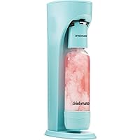 Drinkmate OmniFizz Sparkling Water and Soda Maker, Carbonates Any Drink Without Diluting It, CO2 Cylinder Not Included (Arctic Blue)
