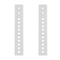 VIVO Vertical VESA Extender Plate Bracket Kit Designed for Low VESA Pattern TV’s, Fits TV Ceiling Mounts, 2 Brackets, White, MOUNT-AD165W