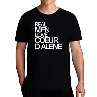 Real Men Love Coeur D Alene Bold T-Shirt