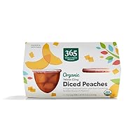 Organic Diced Peaches, 16 Ounce