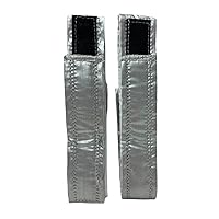 EvenBake CakeStrips, Aluminized Cotton Band with Secure Velcro-like Closure to Create Moist, Even Layers, Pack of 2, Silver, 30