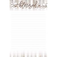 96067 Cotton Blessed Stationery Lined Writing Pad 6 Inch x 9 Inch