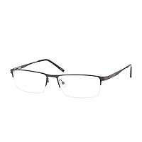 Shortsighted Glasses Nearsighted Glasses Men Women Alloy Half-Frame Strengths -0.5 to -6.0