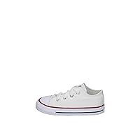 Converse Unisex-Child Chuck Taylor All Star Low Top Sneaker (23, White)