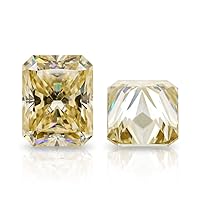 Mois Loose Moissanite 70 Carat, Off White Color Diamond, VVS1 Clarity, Radiant Brilliant Cut Gemstone for Making Engagement/Wedding/Ring/Jewelry/Pendant/Necklace