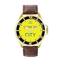 Football Fans Come on City Mens Watch