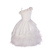 Dressy Daisy Rich Pearl Lace Flower Girl Dresses Wedding Communion Pageant Dress