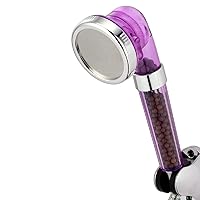 3 Modes Bath Shower (Large, Purple)