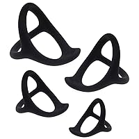 Cob Penis Rings of 4 Different Sizes, Stretchy Silicone Cock Ring Set for Men Erection Sex Toys for Men & Couple