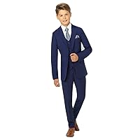 Kelaixiang Boys Classic Formal Suits Set 3 Piece Slim Fit Dresswear Suit Pants Vest Jacket