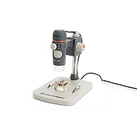 5 MP Digital Microscope Pro - Handheld USB Microscope Compatible with Windows PC and Mac - 20x-200x Magnification - Perfect for Stamp Collecting, Coin Collecting