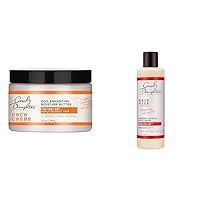 Carol's Daughter Curly Hair Moisture Butter, 12 oz & Leave In Conditioner For Curls, Coils and Waves, 8 Fl Oz