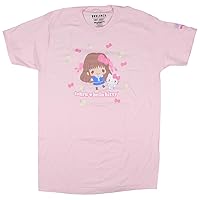 Fruits Basket X Hello Kitty and Friends Men's Chibi Character Design Graphic Print Adult T-Shirt