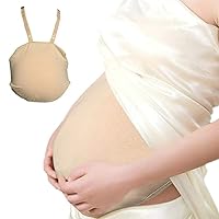 Fake Pregnant Belly,Artificial Tummy Belly Pregnancy Pregnant Bump Cloth Bag, Fake Belly Costumes not Include The Fake Pregnant Belly