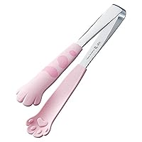 Miya Catch Cat Tongs, 7-Inch, Pink